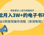 狂赚计划:轻松月入3W+的电子书项目,从0到变现操作流程,亲测有效-网创资源吧