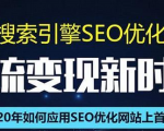 SEO搜索引擎优化总监实战VIP课堂【透析2020最新案例】快速实现年新30W-网创资源吧