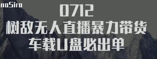 树敌‮习研‬社抖音无人直播暴力带货车载U盘必出单，单号单日产出300纯利润-网创资源吧