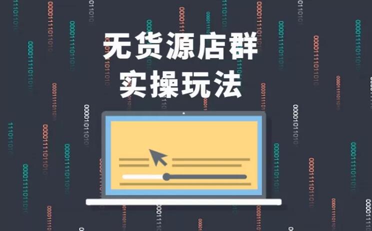 无货源店群实操玩法，蓝海选品的独特思路，店群软件操作方法（45节视频课）-网创资源吧