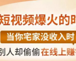 【0基础吸金视频变现课】每天5分钟,在家轻松做视频,开启月入过万的副业-网创资源吧
