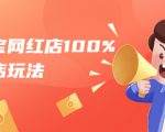 淘宝网红店100%起店玩法:稳定月利润在5000块左右,轻松一人可操作多店-网创资源吧