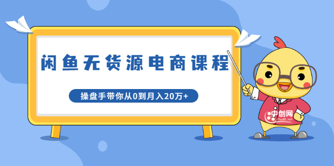 龟课·闲鱼无货源电商课程第20期：闲鱼项目操盘手带你从0到月入20万+-网创资源吧