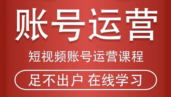 短视频账号运营课程：从话术到短视频运营再到直播带货全流程，新人快速入门-网创资源吧