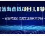 黄岛主·淘宝蓝海虚拟项目3.0，小白宝妈零基础的都可以做到月入过万-网创资源吧