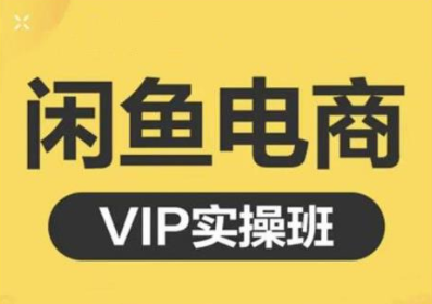 鱼客·闲鱼电商零基础入门到进阶VIP实战课程，帮助你掌握闲鱼电商所需的各项技能-网创资源吧