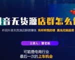 蟹老板·抖音无货源店群怎么做，吊打市面一大片《抖音无货源店群》的课程-网创资源吧