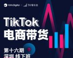 TK电商带货线下班第十六期（深圳站），从0到1带货出单-网创资源吧