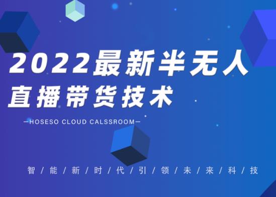 禾兴社·2022最新抖音半无人直播带货技术及卡直播广场玩法，价值699元-网创资源吧