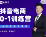 诸葛老王抖音电商0-1训练营，从0开始轻松破冷启动，引爆直播间-网创资源吧