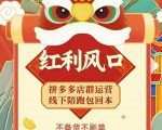 左右电商拼多多无货源店群玩法:从0~1,36节实战保姆教程,极速起店必出单-网创资源吧