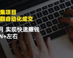 虚拟图集项目:矩阵站群自动化成交,3-5个月实现快速赚钱月入1W+左右-网创资源吧