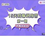 金抖云Peter《15天群爆训练营》,破解抖音玄学,群爆心法,起号方式-网创资源吧