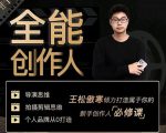 王松傲寒·全能创作人思维课，帮你打造创作人IP，全面提升导演思维-网创资源吧