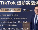 大山老师TikTok进阶实战课:账号详解,流量运营,实战变现,助力你成功出海-网创资源吧