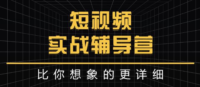 达人队长:短视频实战辅导营，比你想象的更详细-网创资源吧