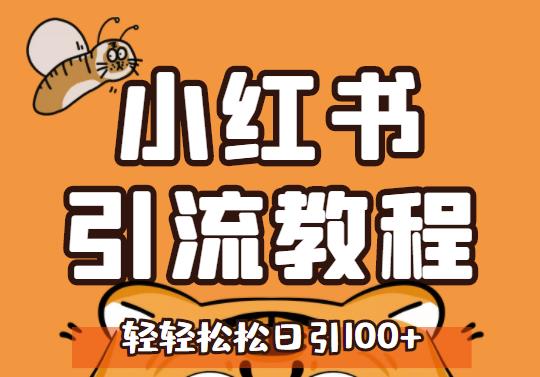 小红书运营引流全系列课程，每天引流100精准粉-网创资源吧