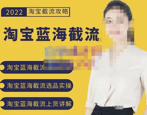 2022淘宝蓝海截流攻略，淘宝蓝海截流选品上货实操讲解-网创资源吧