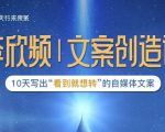 李欣频|文案创造课,0基础可报10天写出“看到就想转”的自媒体文案-网创资源吧