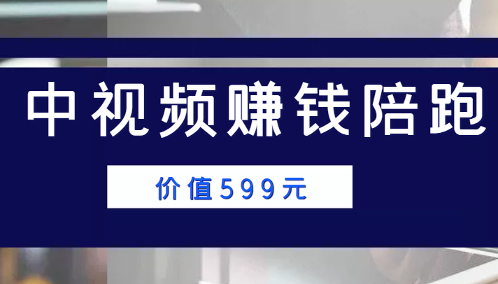 中视频赚钱陪跑，卖中视频账户赚钱收益陪跑项目（价值599元）-网创资源吧