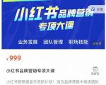 小红书品牌营销专项大课，操盘手进阶，一套能让你提升业务精进的课程-网创资源吧