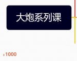 大炮拼多多运营系列课,各类玩法合集,拼多多运营玩法实操-网创资源吧