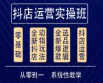 他创传媒·抖音小店系统运营实操课,从零到一系统性教学,抖店日出千单保姆级讲解-网创资源吧