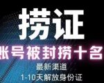 2023年最新抖音八大技术,一证多实名,秒注销,断抖破投流,永久捞证,钱包注销,跳人脸识别,蓝V多实-网创资源吧