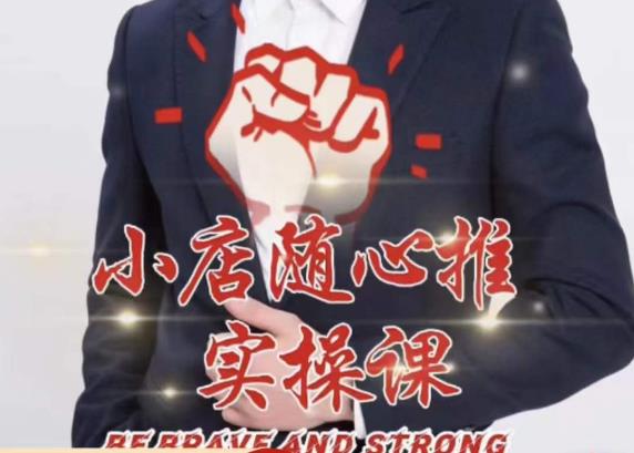 随心推线上课，小店随心推的投放逻辑，投放技巧，快速打标签-网创资源吧