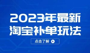 2023年最新淘宝补单玩法,18节课让教你快速起新品,安全不降权-网创资源吧