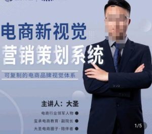 大圣·电商新视觉营销策划系统，可复制的电商品牌视觉识别系统-网创资源吧