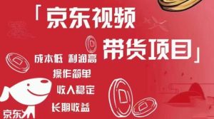 京东视频带货项目+图文带货种草,成本低,利润高,操作简单收入稳定-网创资源吧