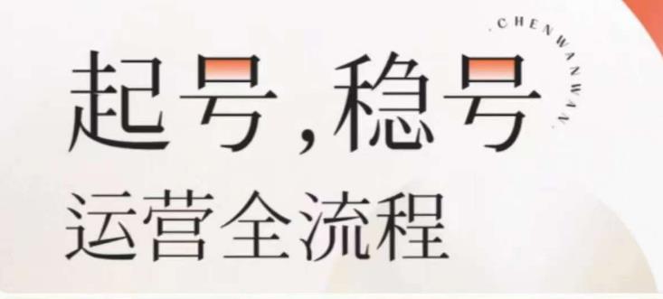 婉婉-起号稳号运营全流程，解决从小白到进阶所有运营知识，帮助解决账号所有运营难题-网创资源吧