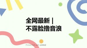 全网最新不露脸撸音浪,跑通自动化成交闭环,实现出单+收徒收益最大化【揭秘】-网创资源吧