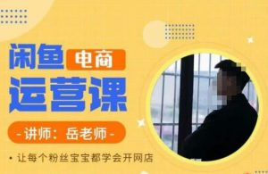 岳老师·闲鱼电商运营课，让每个粉丝宝宝都学会开网店-网创资源吧