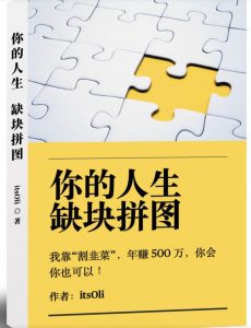 某高赞电子书《你的人生，缺块拼图——我靠“割韭菜”，年赚500万，你会你也可以》-网创资源吧