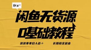 独家闲鱼无货源详细玩法,简简单单日八百+,长期稳定副业【揭秘】-网创资源吧