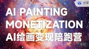 蛮驴·AI绘画变现陪跑营,快速产出可商业变现的图-网创资源吧