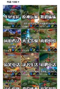 副业拆解：抖音王者荣耀游戏变现副业项目，视频版一条龙实操玩法分享给你-网创资源吧