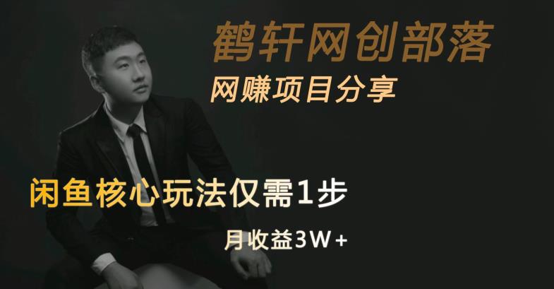 闲鱼核心玩法不卖货也能1年变现20W，玩法简单-网创资源吧