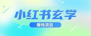 小红书玄学项目,直接上手操作,日入500【揭秘】-网创资源吧