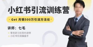 零克·小红书引流训练营第五期，小红书矩阵引流到vX的方法论-网创资源吧