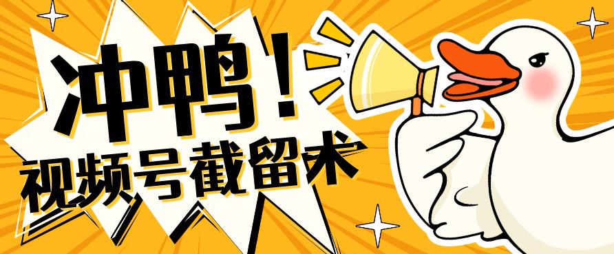 全球首发-视频号无限截留术-你不知道的流量沃土-网创资源吧