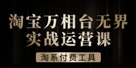 沧海·淘系万相台无界实战运营课，万相台无界实操全案例解析-网创资源吧