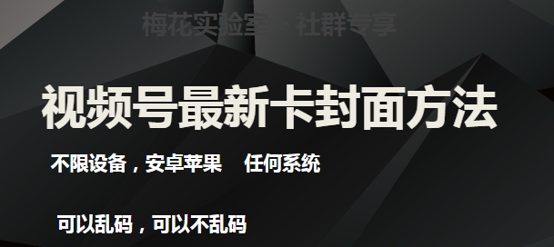 梅花实验室社群最新卡封面玩法3.0，不限设备，安卓苹果任何系统-网创资源吧