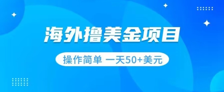 撸美金项目无门槛操作简单小白一天50+美刀-网创资源吧