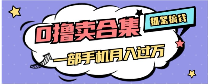 0撸项目月入过万，售卖全套ai工具合集，一单29.9元，一部手机即可【揭秘】-网创资源吧