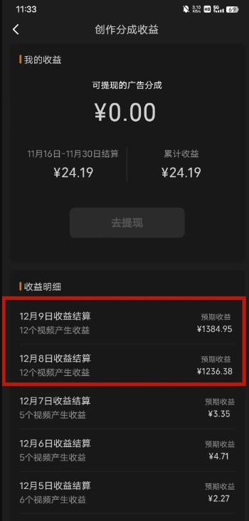 最新撸视频号‮作创‬者‮益收‬课程，测通了视频号分成计划，一天百来块-网创资源吧