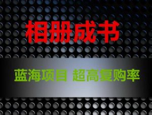 相册成书,蓝海项目,认真操作月入过万【揭秘】-网创资源吧