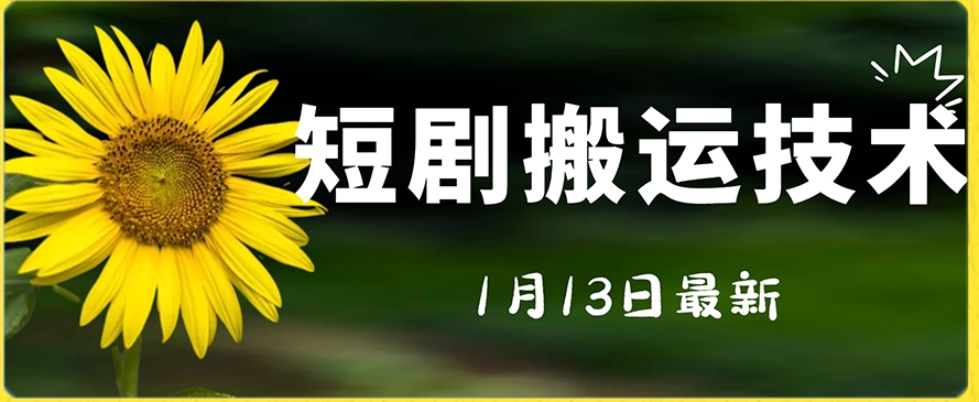 最新短剧搬运技术，电脑手机都可以操作，不限制机型-网创资源吧